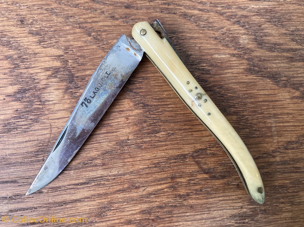 couteaux de poches laguiole 9cm en os