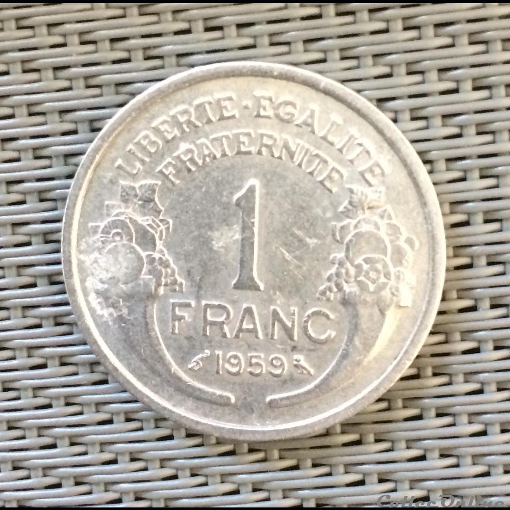 1 franc 1959 Morlon monnaie france moderne 1 franc 1959 morlon