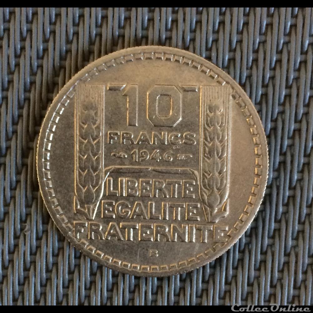 10 francs 1946 B Turin rameaux courts monnaie france moderne 10 francs 1946 b turin rameaux courts