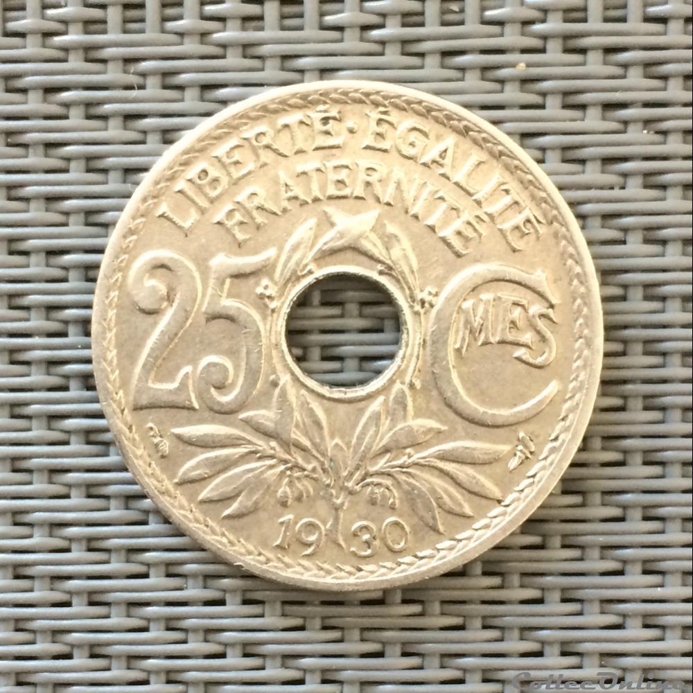 monnaie france a moderne 25 centimes 1930