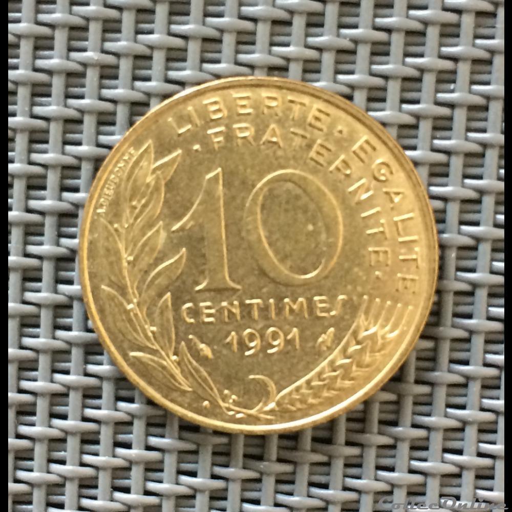 10 centimes 1991 marianne monnaie france moderne 10 centimes 1991 marianne