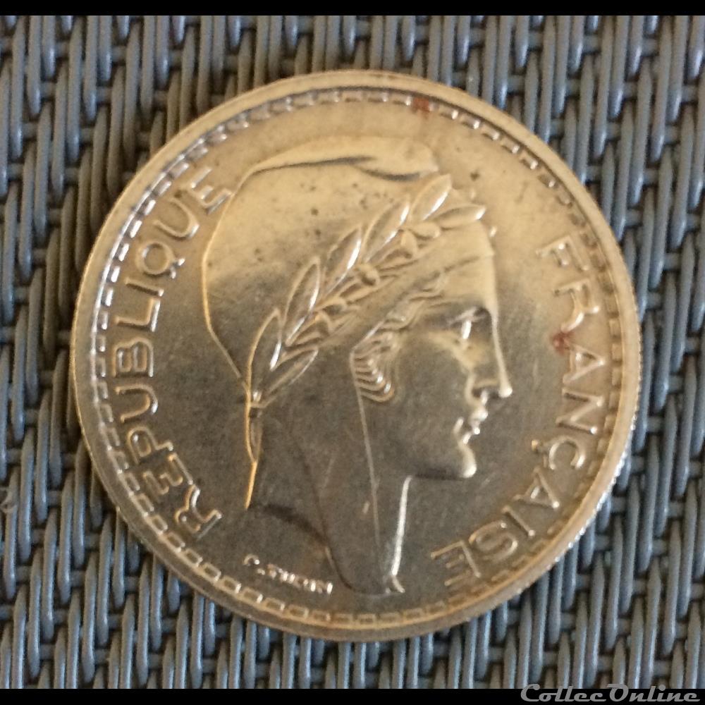 monnaie france moderne 10 francs 1947 turin petite tete