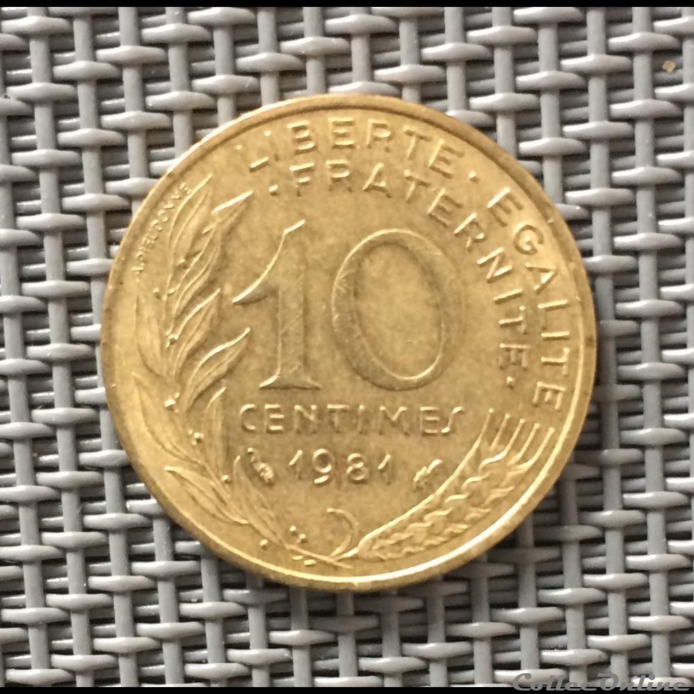 10 centimes 1981 marianne monnaie france moderne 10 centimes 1981 marianne