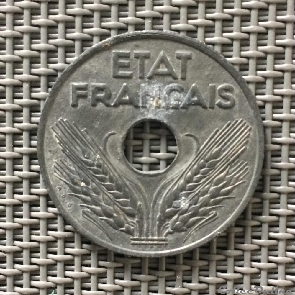 monnaie france moderne 20 centimes 1942 etat francais