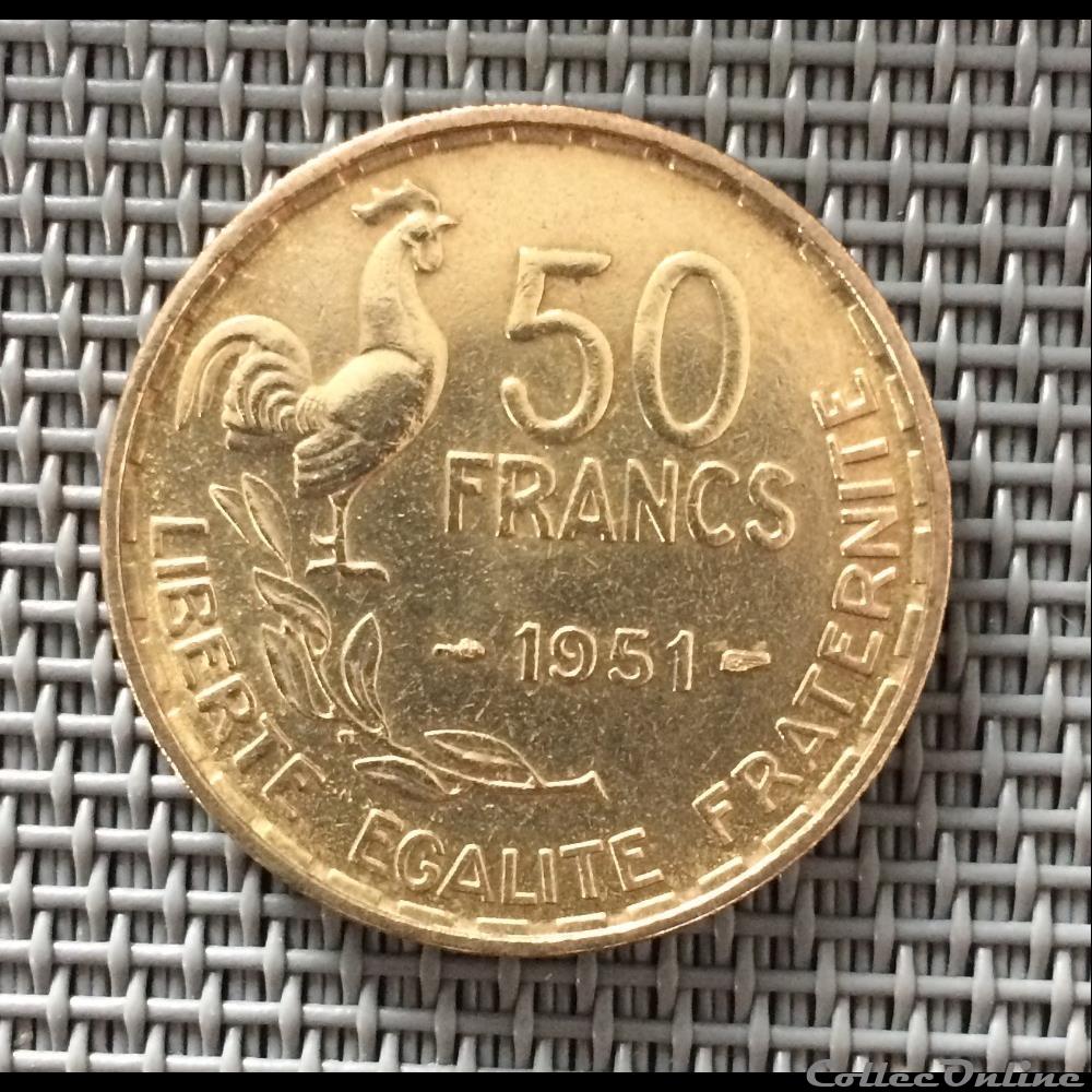 50 francs 1951 monnaie france moderne 50 francs 1951