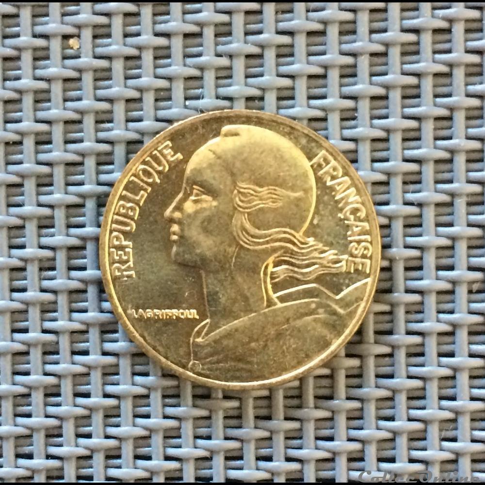 monnaie france moderne 5 centimes 1996 marianne 3 plis