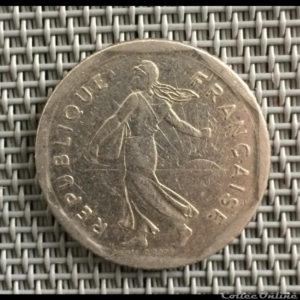 2 francs 1980 semeuse monnaie france moderne 2 francs 1980 semeuse