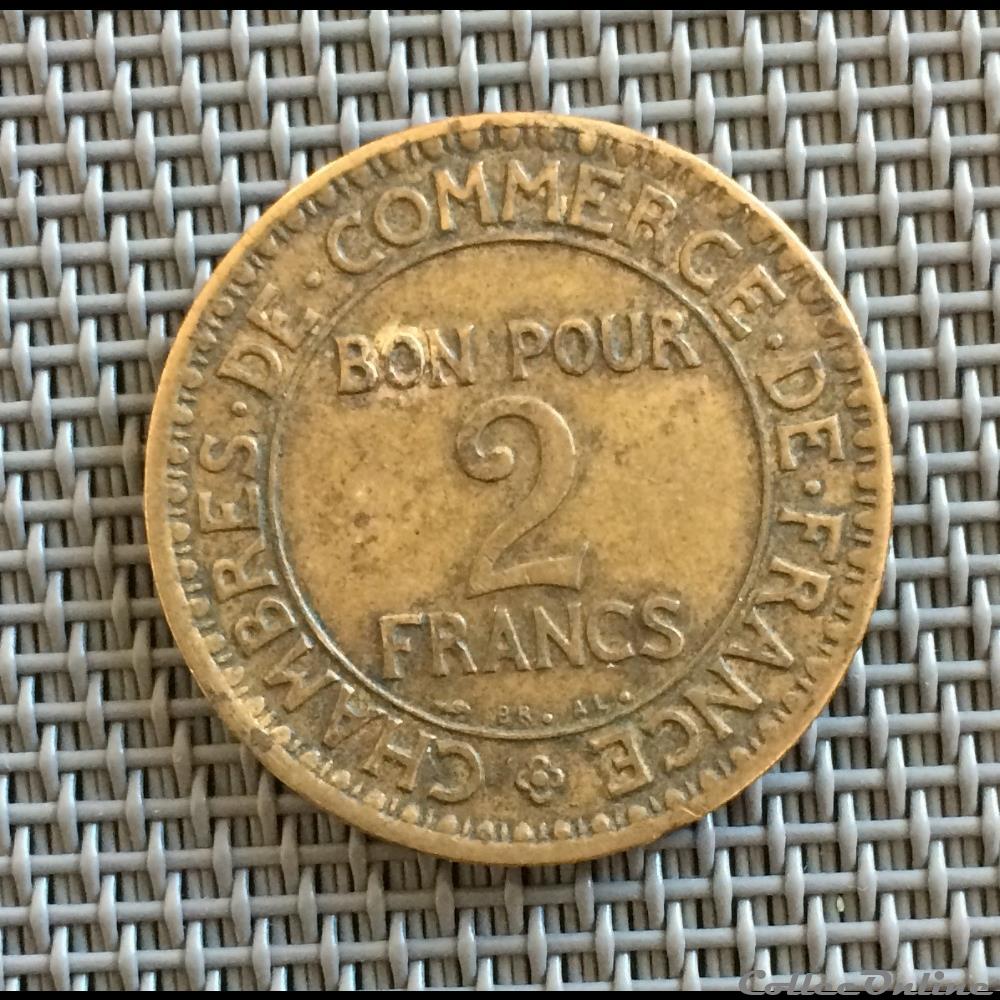 2 francs 1925 chambre de commerce monnaie france moderne 2 francs 1925 chambre de commerce