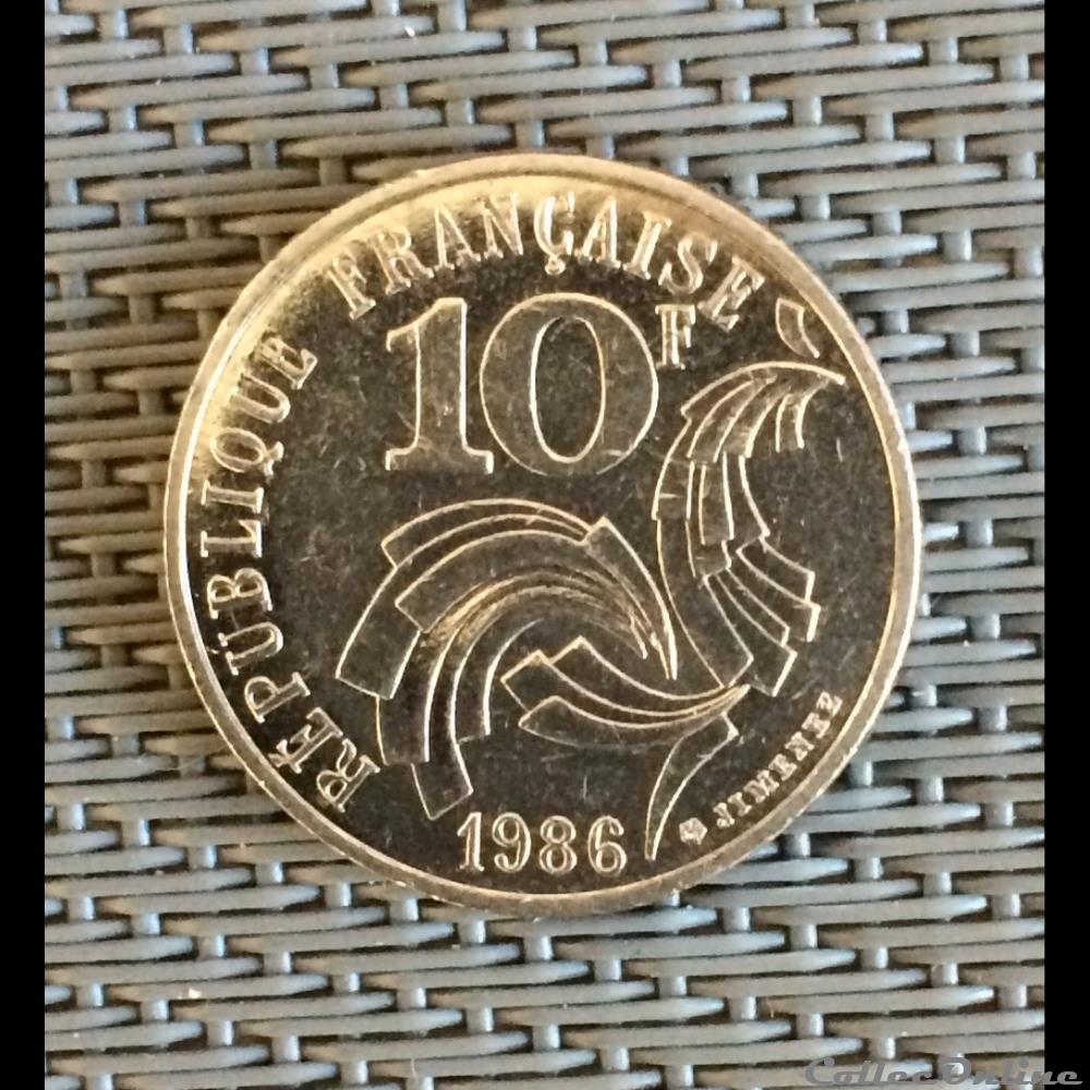 monnaie france moderne 10 francs 1986 jimenez