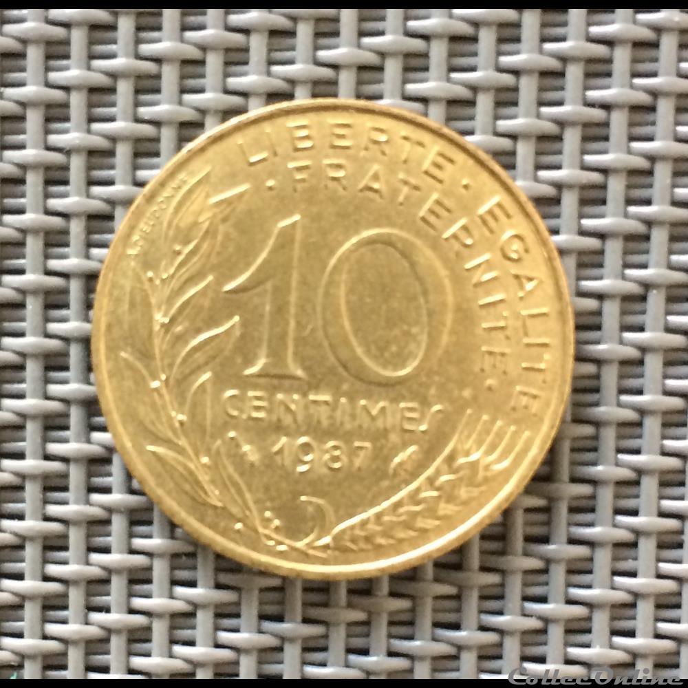 10 centimes 1987 marianne monnaie france moderne 10 centimes 1987 marianne