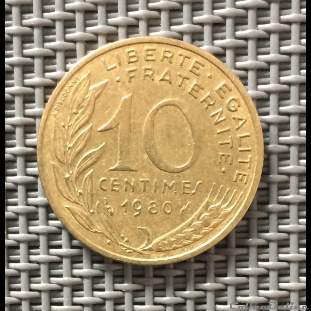 monnaie france moderne 10 centimes 1980 marianne