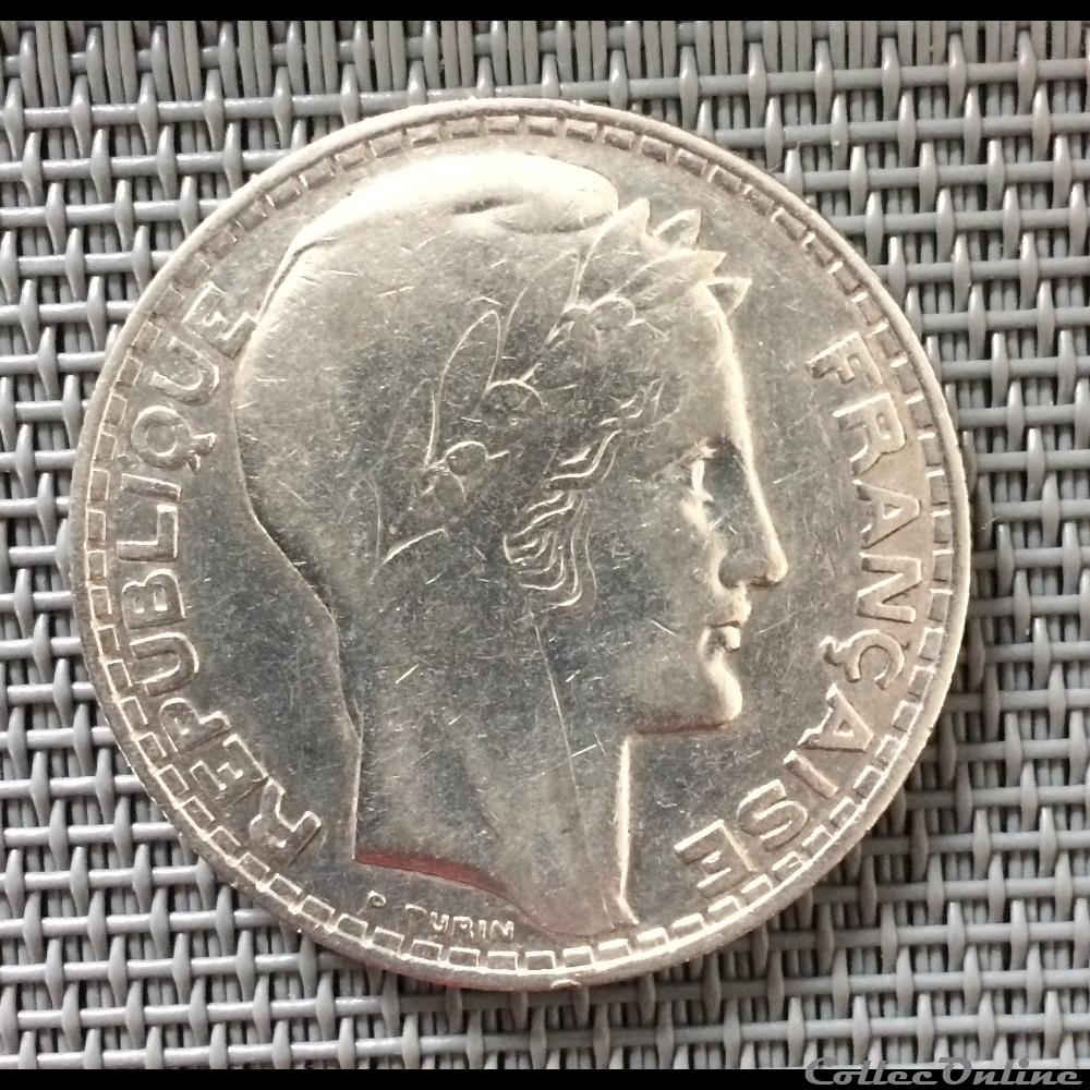 20 francs 1933 Turin rameaux longs monnaie france moderne 20 francs 1933 turin rameaux longs