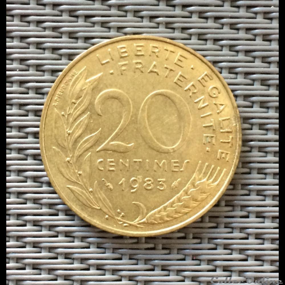 20 centimes 1983 marianne monnaie france moderne 20 centimes 1983 marianne