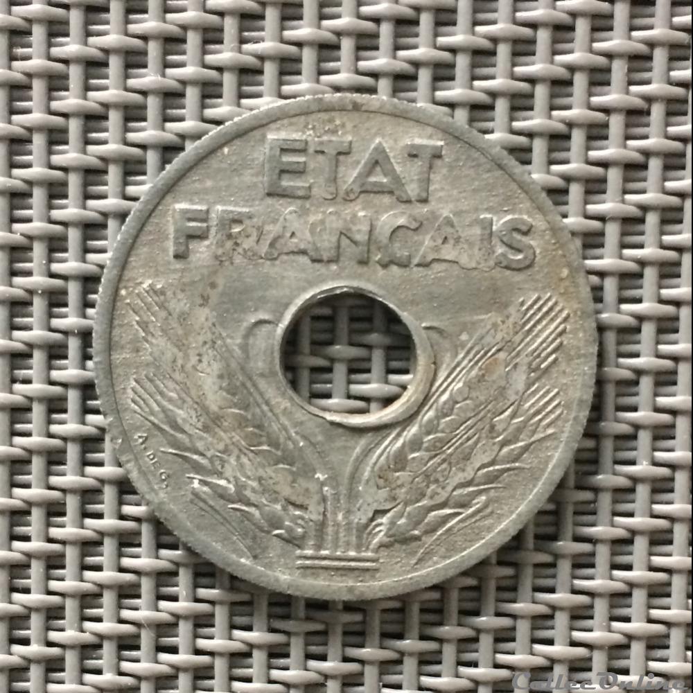 20 centimes 1941 VINGT état francais striures fines monnaie france moderne 20 centimes 1941 vingt etat francais striures fines