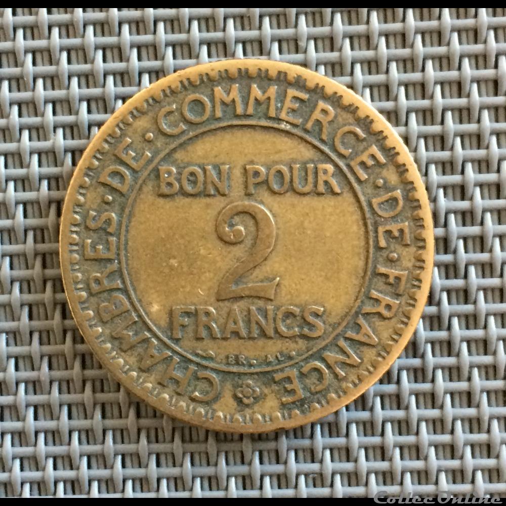 2 Francs 1923 Chambre De Commerce 2 Ouvert Monnaies Monde