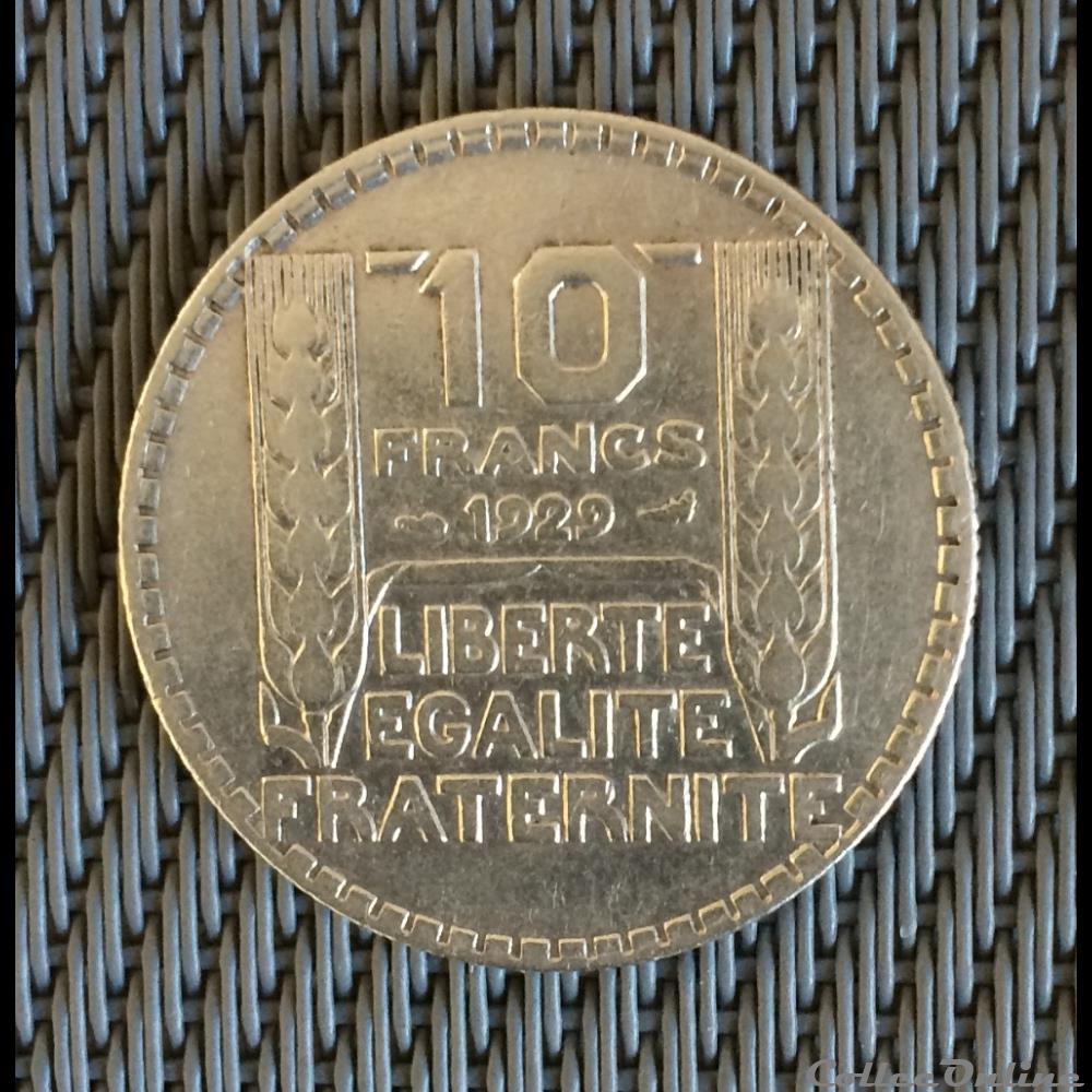 10 francs 1929 Turin monnaie france moderne 10 francs 1929 turin