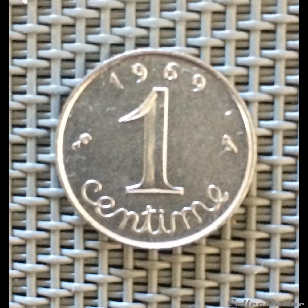 1 centime 1969 épi monnaie france moderne 1 centime 1969 epi
