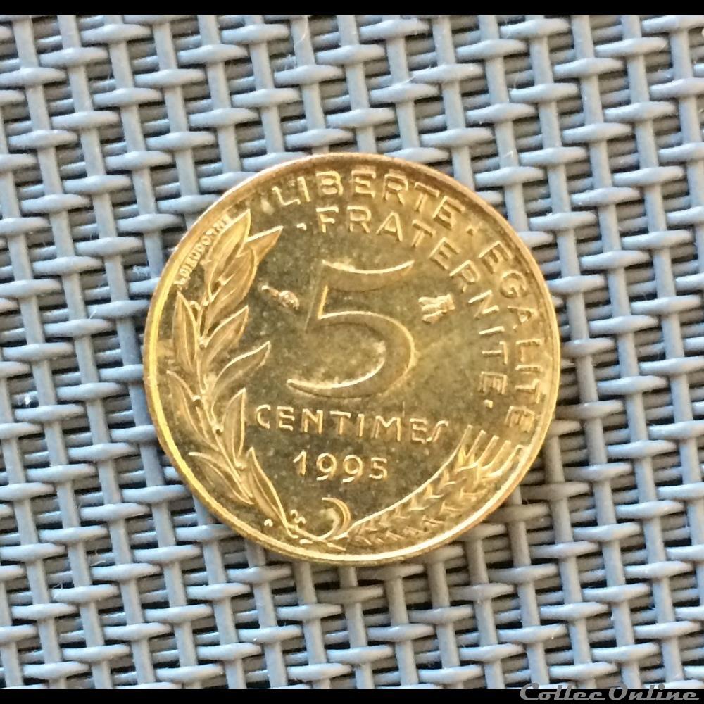monnaie france moderne 5 centimes 1995 marianne