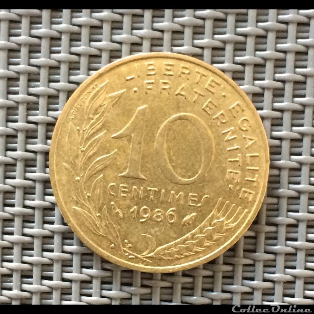 10 centimes 1986 marianne monnaie france moderne 10 centimes 1986 marianne