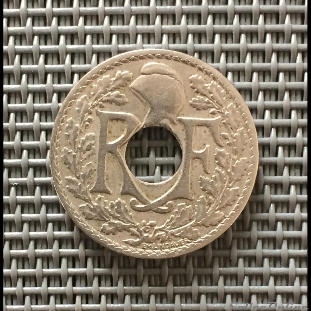 10 centimes 1919 gros trou monnaie france moderne 10 centimes 1919 gros trou