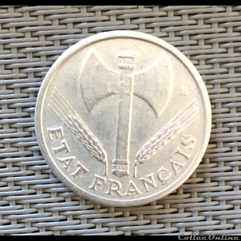 1 franc 1943 Bazor légère monnaie france moderne 1 franc 1943 bazor legere