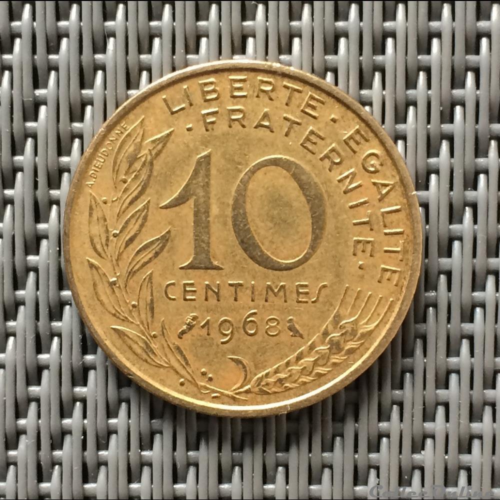 10 centimes 1968 marianne monnaie france moderne 10 centimes 1968 marianne
