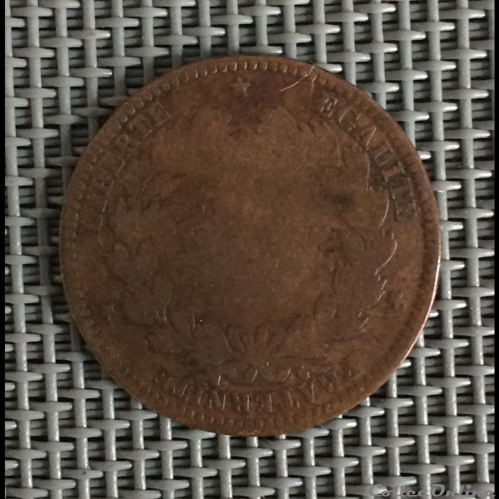 5 centimes 1872 cérès lettre non identifiée monnaie france moderne 5 centimes 1872 ceres lettre non identifiee