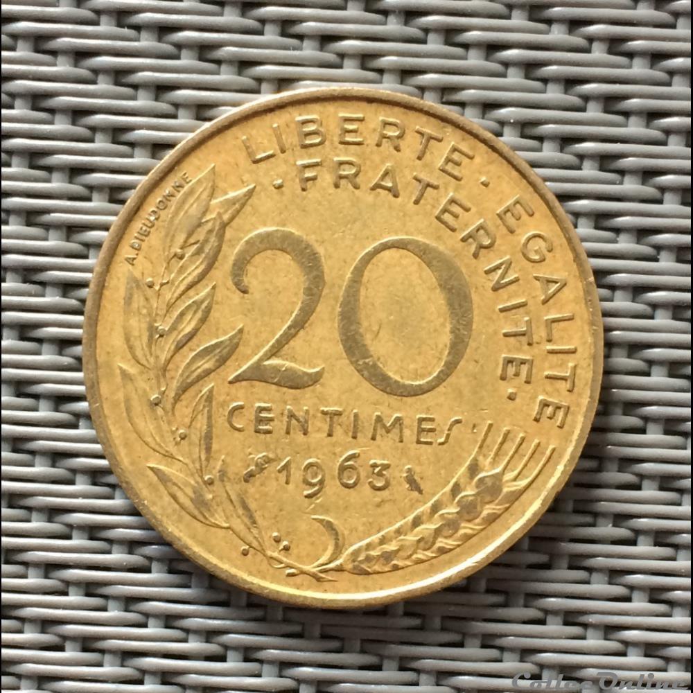 20 centimes 1963 marianne monnaie france moderne 20 centimes 1963 marianne