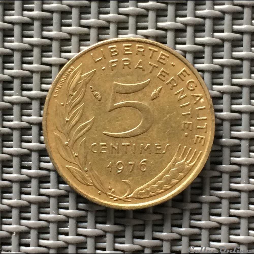 5 centimes 1976 marianne monnaie france moderne 5 centimes 1976 marianne