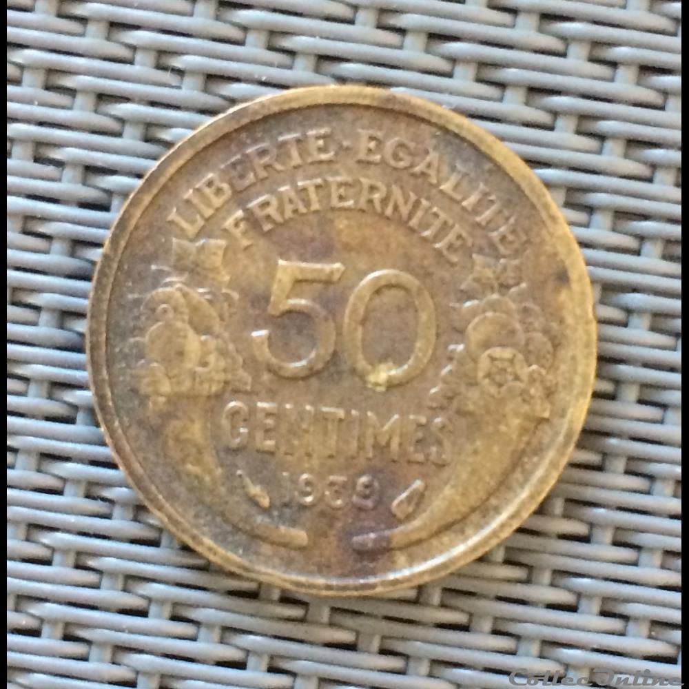 50 centimes 1939 Morlon monnaie france moderne 50 centimes 1939 morlon
