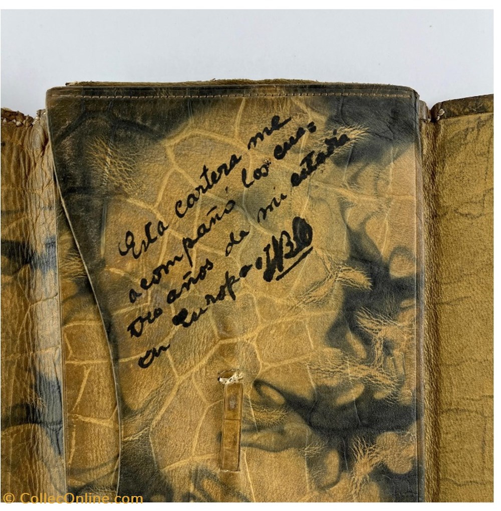 Signed Wallet of President José Batlle Y Ordóñez Uruguay art antiquities signed wallet of president jose batlle y ordonez uruguay