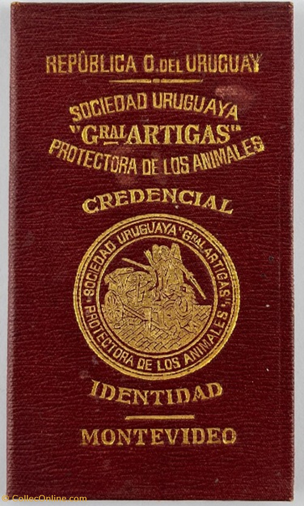 Credential of the Sociedad Uruguaya Protectora de Animales belonging to José Batlle y Ordóñez old documents historical credential of the sociedad uruguaya protectora de animales belonging to jose batlle y ordonez