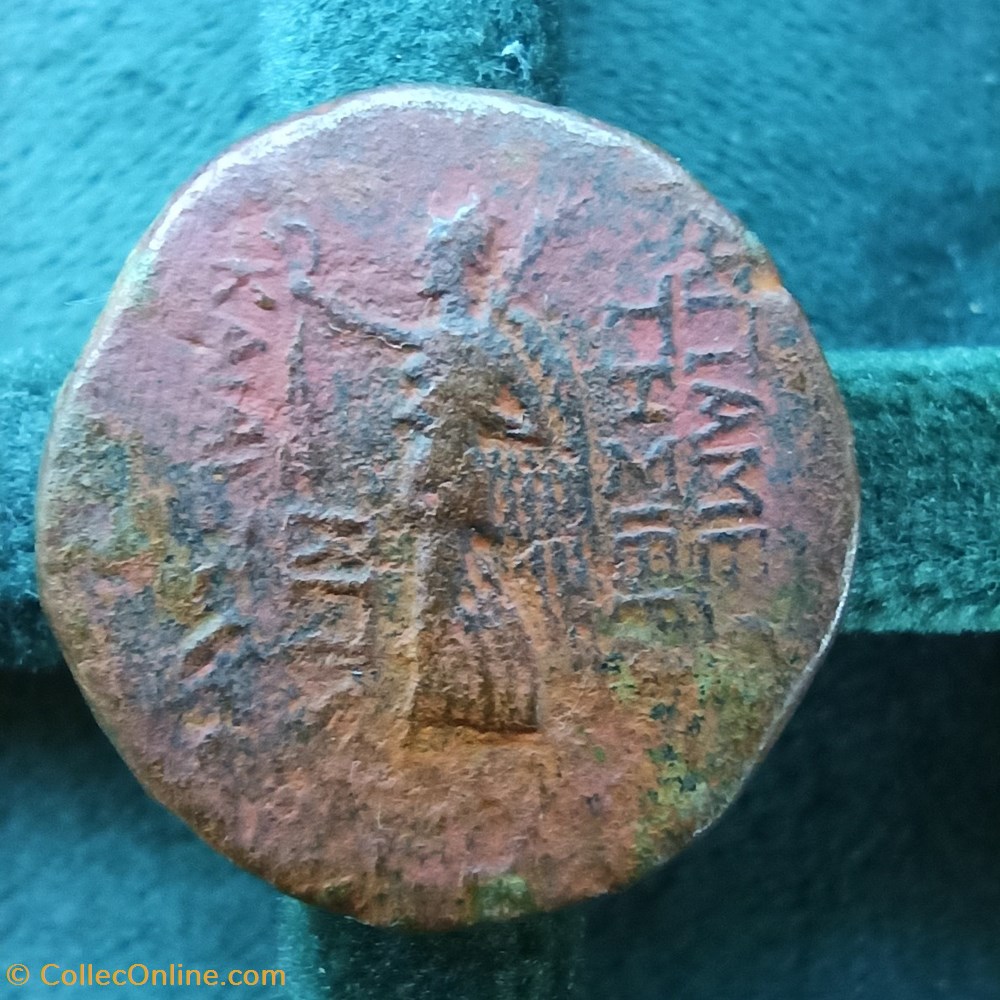 monnaies antiques a grecques seleucide bronze
