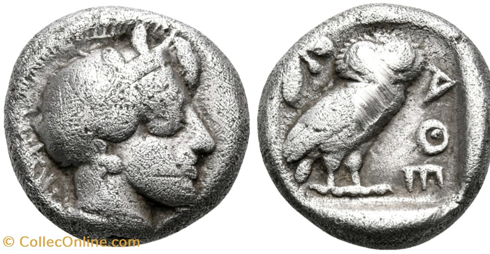 monnaies antiques grecques attique drachme