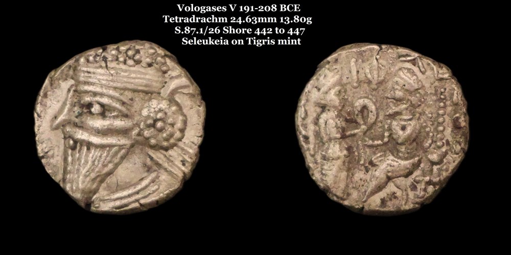 monnaies antiques moyen orient s 87 17 tetradrachme vologases v