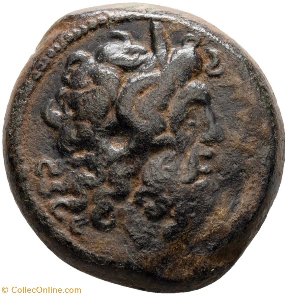 [lagide] Obole Bronze - Greek - Egypt - Ptolemy Iv