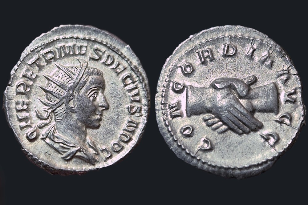 Herennius - Antoninien monnaies antiques romaines imperiales et republicaines herennius antoninien
