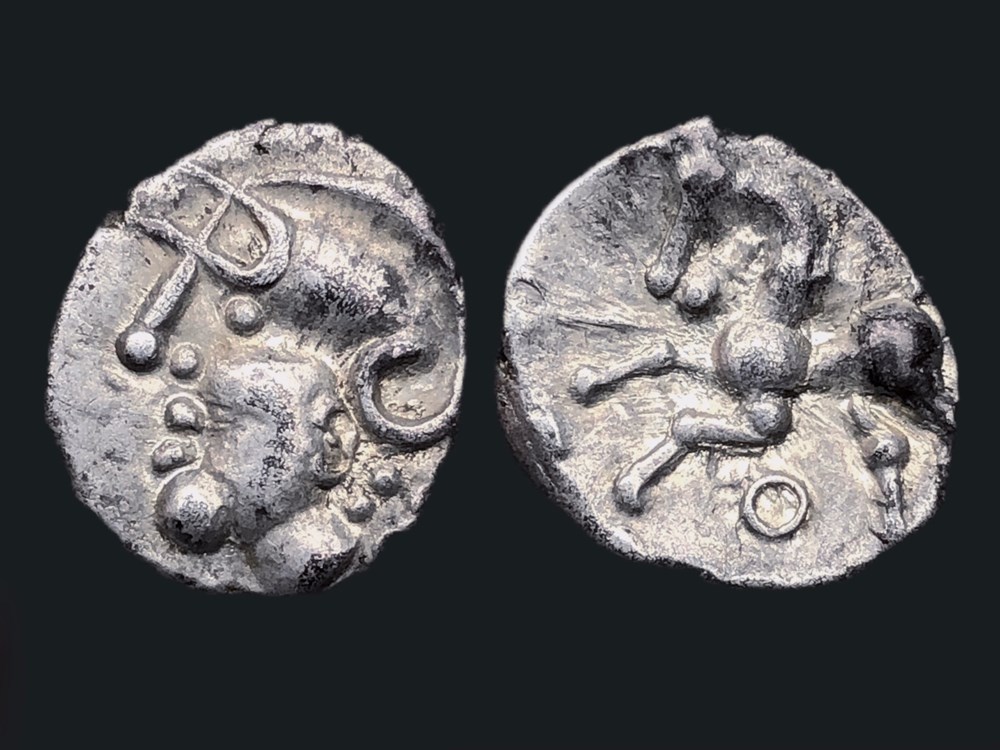 Eduens - Denier monnaies antiques a celtes eduens denier
