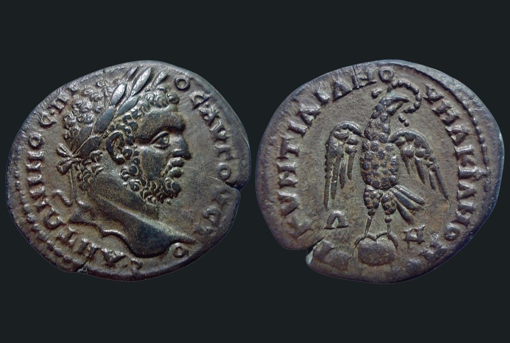 Caracalla - Bronze provincial monnaies antiques caracalla bronze provincial