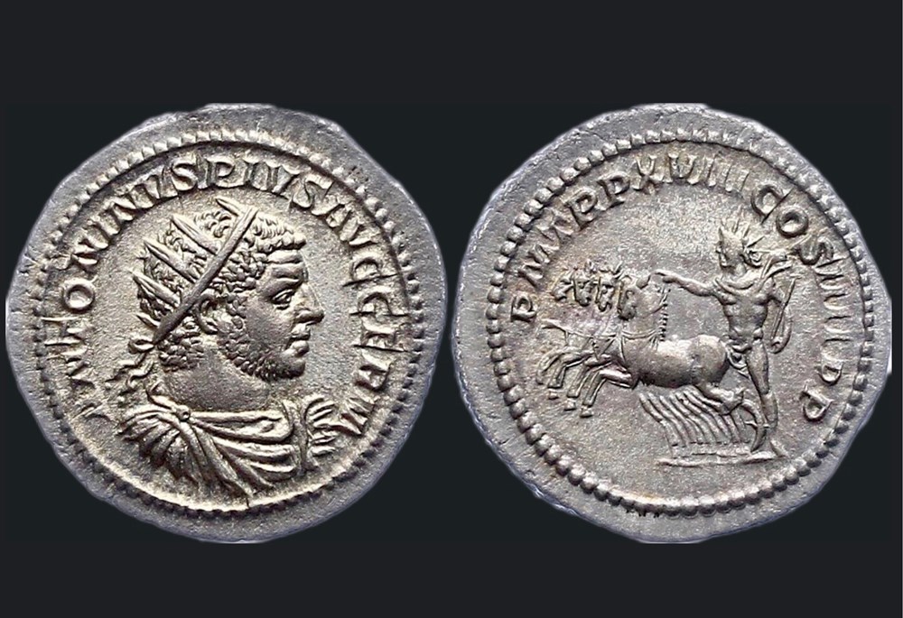 Caracalla - Antoninien monnaies antiques romaines imperiales et republicaines caracalla antoninien