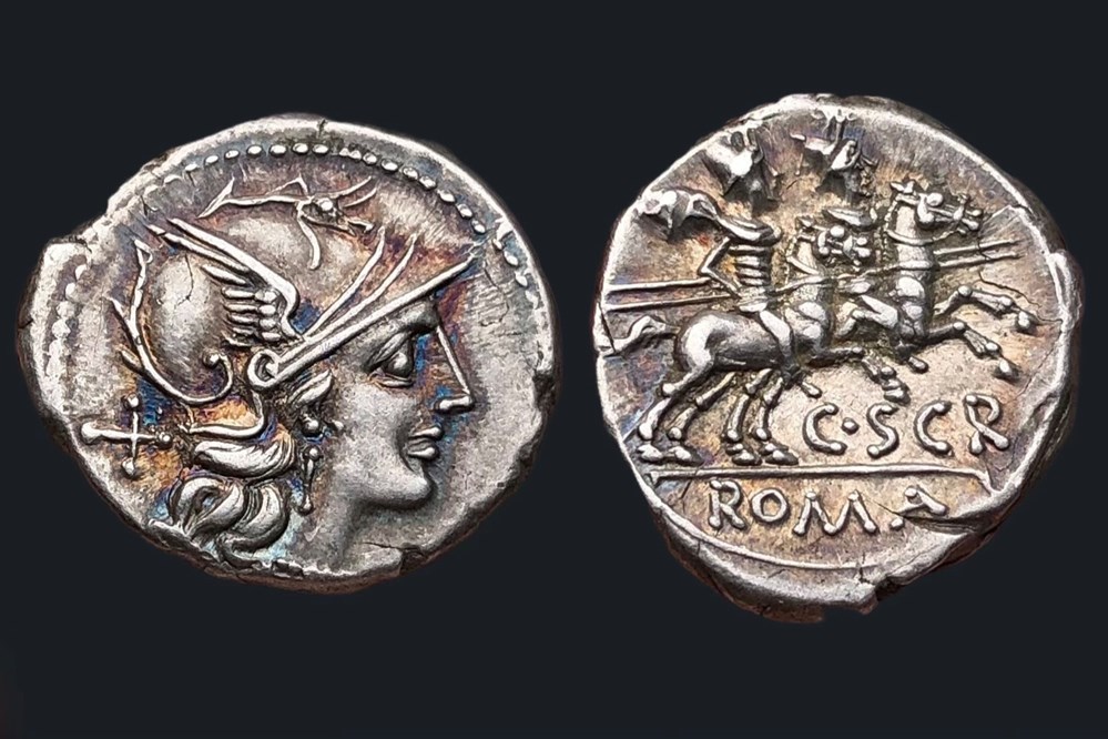 monnaies antiques romaines imperiales et republicaines scribonia denier
