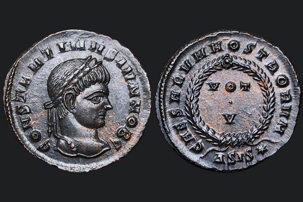 Constantin II - Nummus monnaies antiques constantin ii nummus