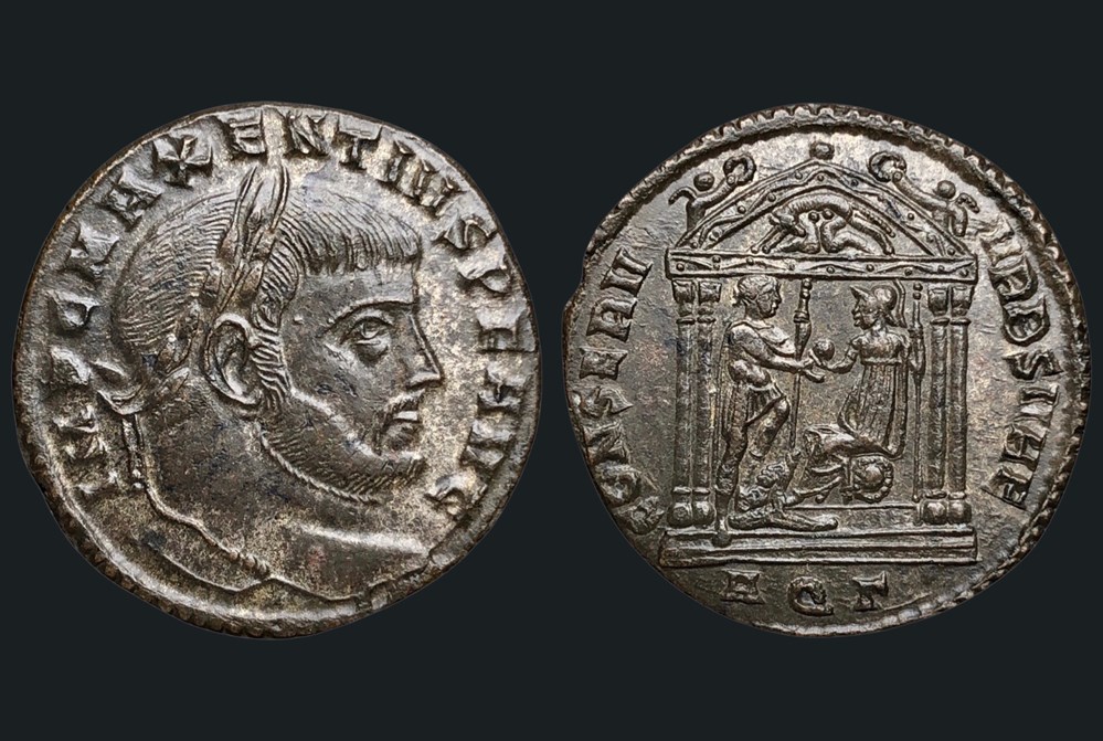 monnaies antiques maxence follis