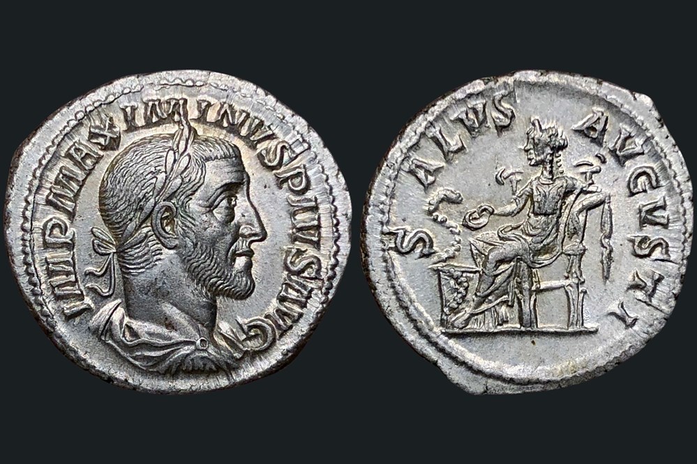 Maximin I Thrace - Denier monnaies antiques romaines imperiales et republicaines maximin i thrace denier