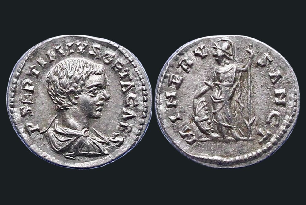 monnaies antiques romaines imperiales republicaines geta denier