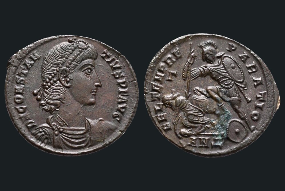 Constance II - Maiorina monnaies antiques constance ii maiorina