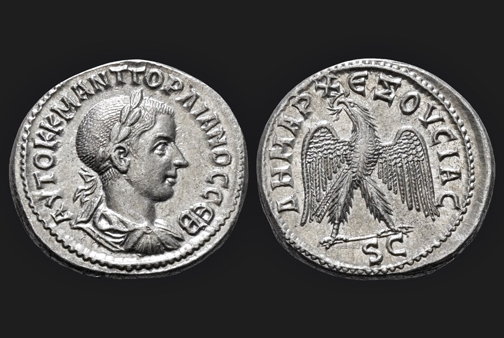 Gordien III - Tétradrachme monnaies antiques gordien iii tetradrachme