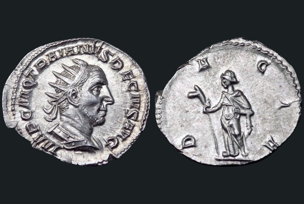Trajan Dèce - Antoninien monnaies antiques trajan dece antoninien