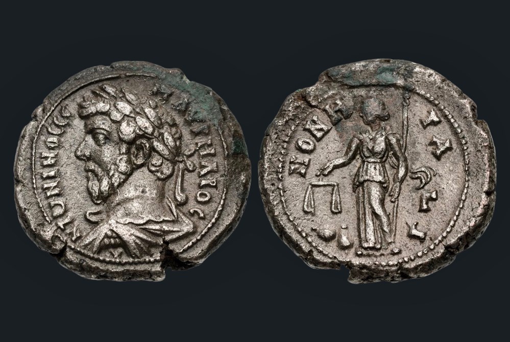monnaies antiques marc aurele tetradrachme