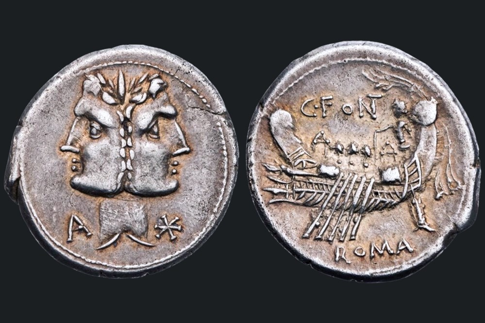 monnaies antiques romaines imperiales et republicaines fonteia denier